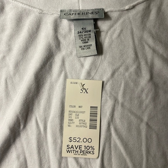 White shoulder shrug - Picture 4 of 4